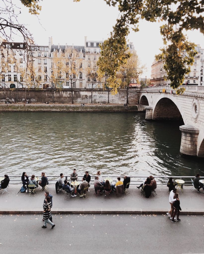 View of the Seine in Paris by Jasmine Ng