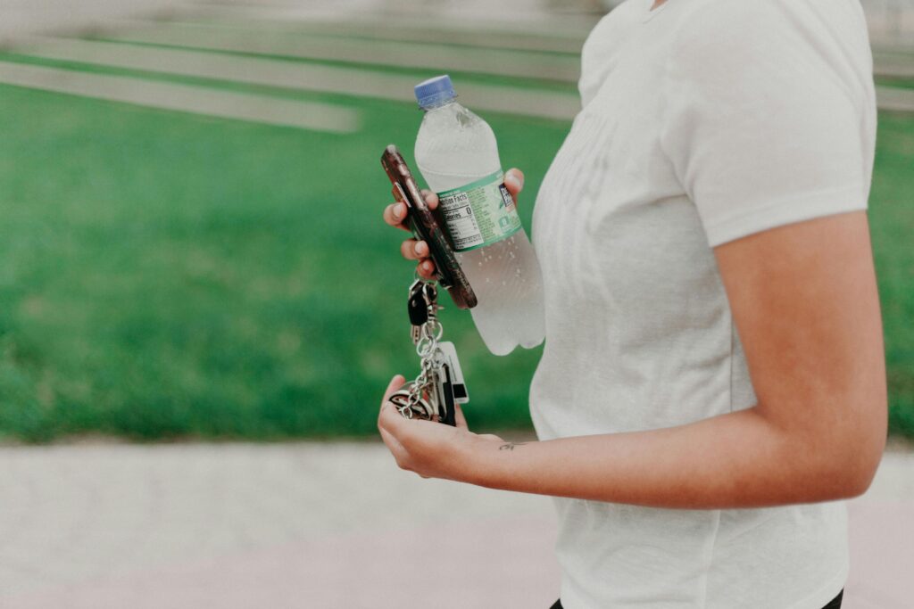 Carrying water with me - helps me enjoy the dating process